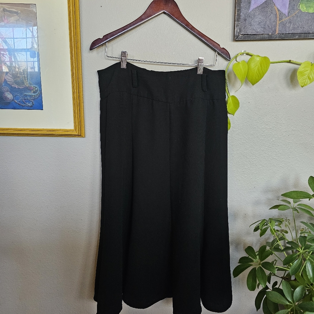 Vintage Black Skirt Size 14